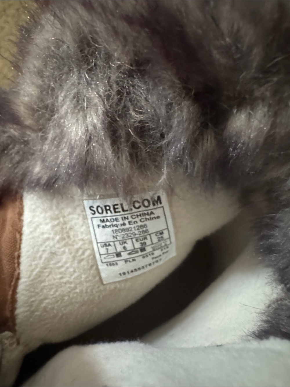 Sorel Brown Fur-Lined Women's Winter Boots - Picture 4 of 4